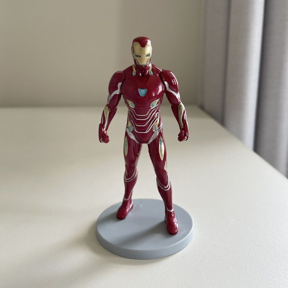 Disney Store Marvel Figure Avengers Infinity War Iron Man Figurine Cake Topper